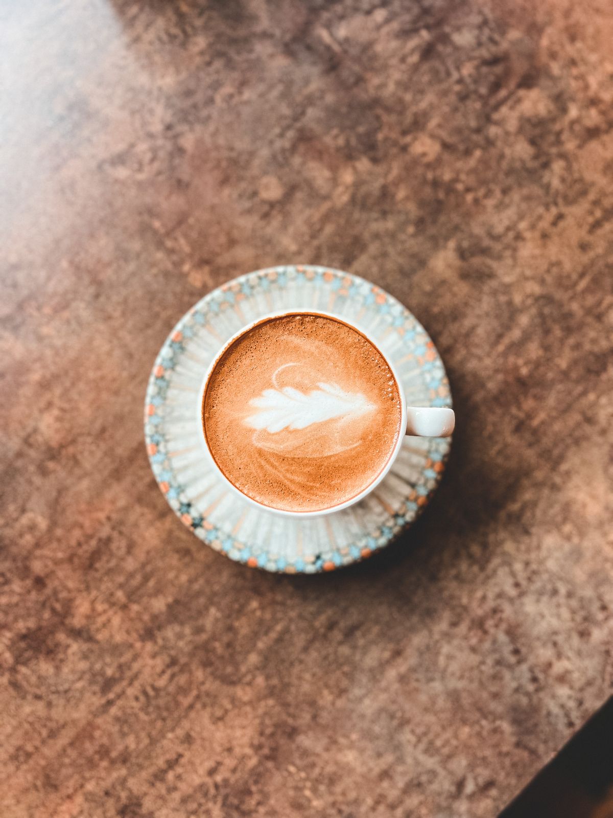 ラテアートの自家焙煎コーヒー